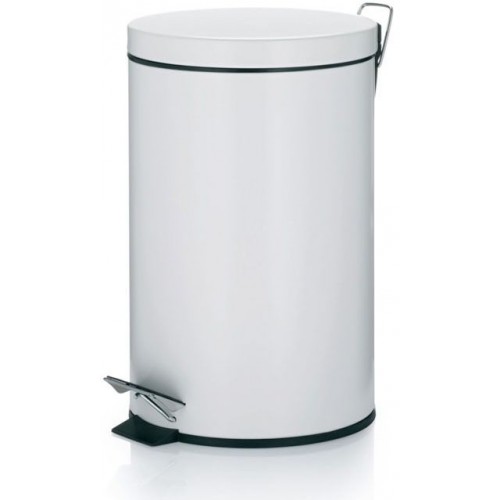 KELA Kôš odpadkový 12 l CORNELL, biela KL-10929