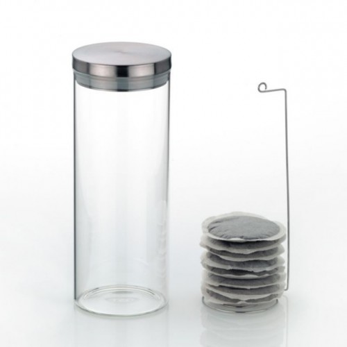 KELA Dóza na čaj a kávu sklenená 1 L KL-19100