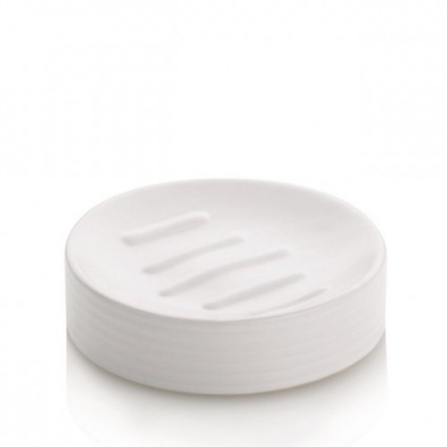 KELA Miska na mydlo biela GROOVE KL-20800