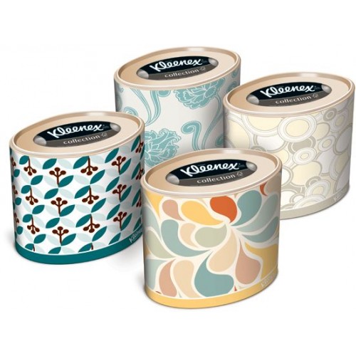 KLEENEX® Oval Box Papierové vreckovky (64 ks) 148489 KLEENEX® Oval Box Papierové vreckovky (64 ks) 148489
