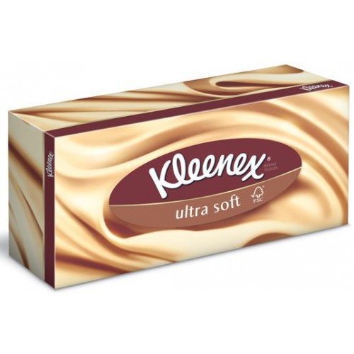 KLEENEX® Ultra Soft Box Papierové vreckovky (56 ks) 150401