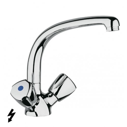 KLUDI Standard drezová batéria pre beztlakový ohrievač chróm 319110515