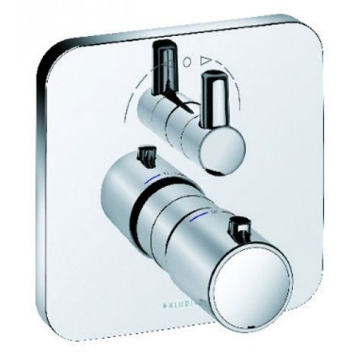 KLUDI E2 podomietková vaňová / sprchová termostatická batéria, chróm 498300575
