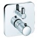 KLUDI E2 podomietková vaňová / sprchová termostatická batéria, chróm 498300575
