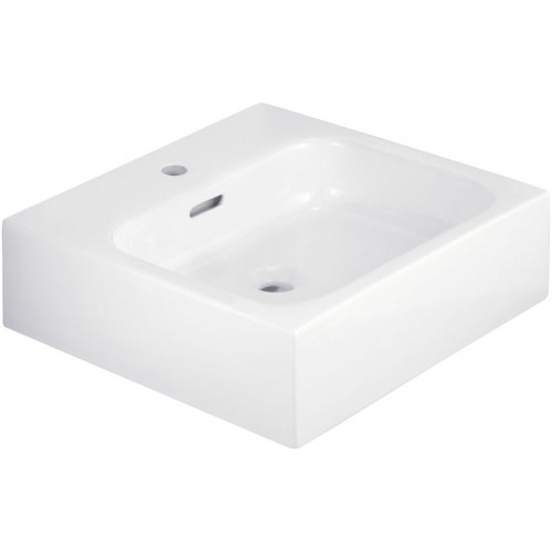 KLUDI Plus umývadlo 142x500x500 mm, s otvorom pre batériu 49W0543 KLUDI Plus umývadlo 142x500x500 mm, s otvorom pre batériu 49W0543