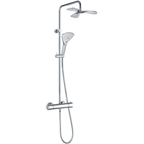 KLUDI Fizz Thermostat Dual shower system DN 15, chrom 6709605-00 KLUDI Fizz Thermostat Dual shower system DN 15, chrom 6709605-00