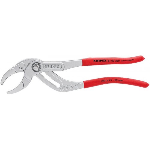 KNIPEX Kliešte na sifóny a krimpovacie kliešte pre konektory 81 03 250 KNIPEX Kliešte na sifóny a krimpovacie kliešte pre konektory 81 03 250