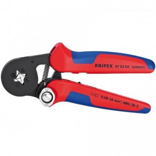 KNIPEX Samonastaviteľné kliešte pre lisovanie káblových koncoviek 975304.09 KNIPEX Samonastaviteľné kliešte pre lisovanie káblových koncoviek 975304.09