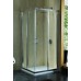 KOLO Geo-6 štvorcový sprchovací kút 90 cm, posuvné dvere číre /strieborná GKDK90222003A