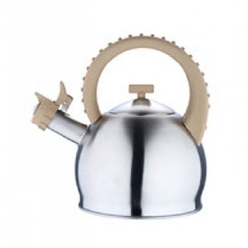 BERGNER Kanvica pískacia nerez 2,8l krémová BG-3742