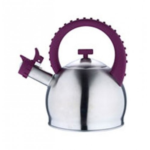 BERGNER Kanvica pískacie nerez 2,8 l purpurová BG-3742