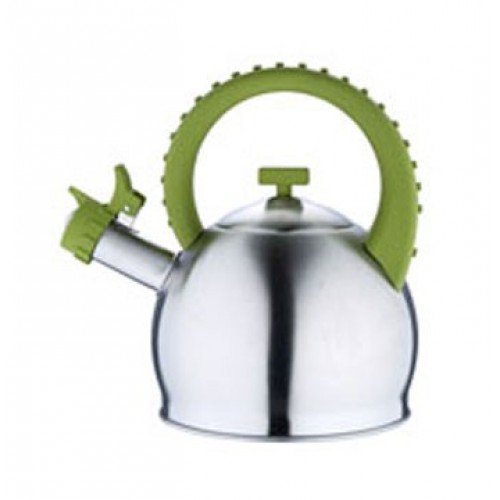 BERGNER Kanvica pískacie nerez 2,8 l olivová BG-3742