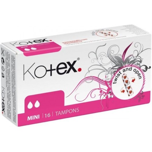 Kotex Tampóny Mini (16 ks) 147800 Kotex Tampóny Mini (16 ks) 147800
