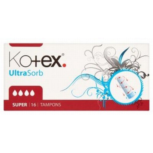 Kotex Tampóny Ultra Sorb Super (16 ks) 150404