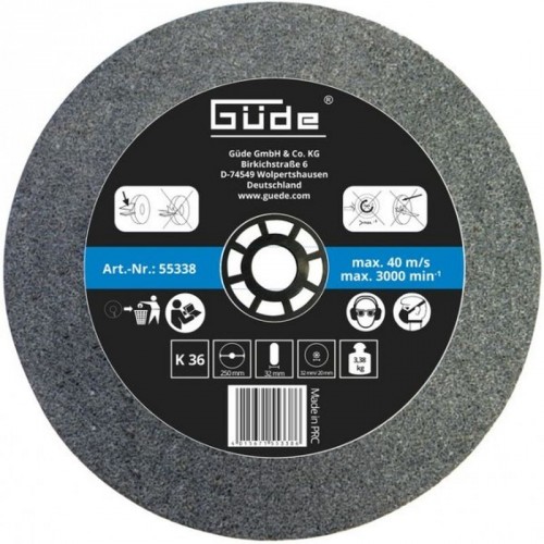 GÜDE Brúsny kotúč 250 x 32 x 32 mm, K60 55339