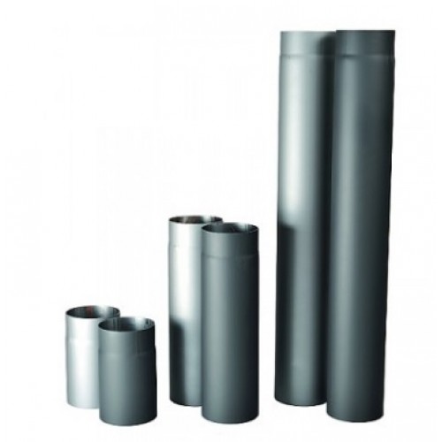 Rúrka dymovodu 125mm/500mm (1,5) čierna Rúrka dymovodu 125mm/500mm (1,5) čierna