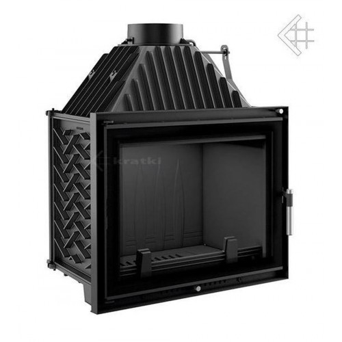 KRATKI AMELIA/DECO 25 kW krbová vložka teplovzdušná, rovné sklo