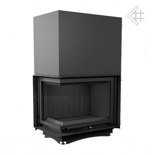 KRATKI AMELIA/L/BS/G 25 kW krbová vložka teplovzdušná, bočné ľavé sklo s výsuvom