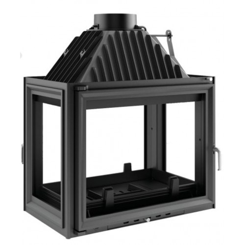 KRATKI AMELIA/LPT 25 kW krbová vložka teplovzdušná, priehľadové pravé, ľavé sklo