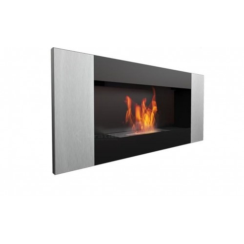 KRATKI Biokrb DELTA VERTICAL čierny, brúsená oceľ