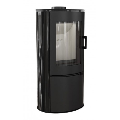 KRATKI KOZA/AB/S/DR/KAFEL/CZARNY 8kW krbové kachle teplovzdušná, čierna