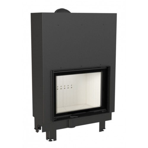 KRATKI MBA/G 17 kW krbová vložka teplovzdušná, rovné sklo s výsuvom