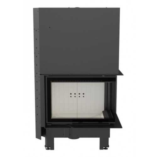 KRATKI MBZ/P/BS/G 13 kW krbová vložka teplovzdušná, pravé sklo s výsuvom