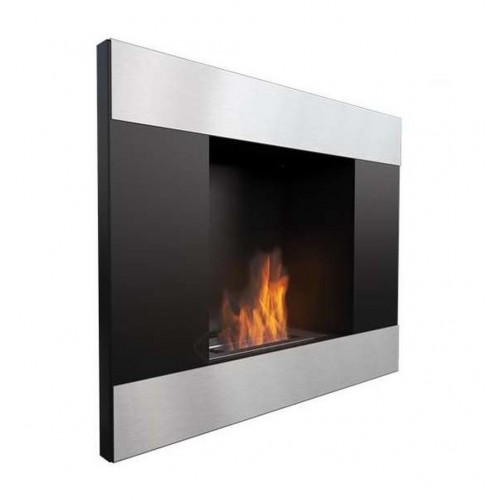 KRATKI Biokrb QUAT HORIZONTAL čierny,brúsená oceľ