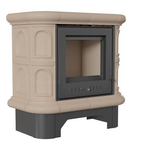 KRATKI WK 440 kachľová pec, krémová matná KRATKI WK 440 kachľová pec, krémová matná