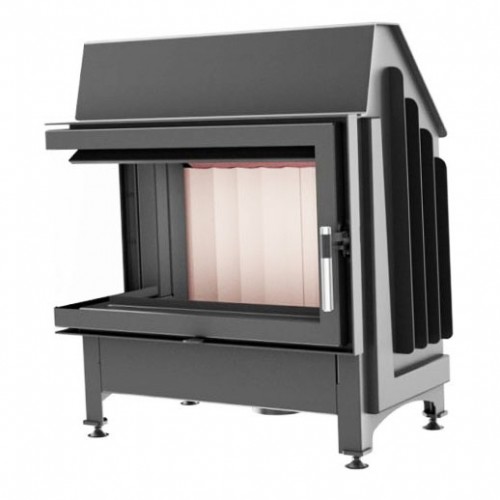 KRATKI ZIBI 12 kW, krbová vložka teplovzdušná, ľavé presklenie