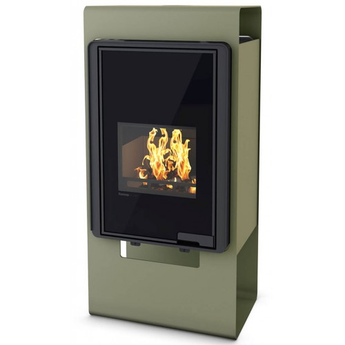 HS FLAMINGO DELUXE ® SINGA Krbové kachle 9kW, olivová HSF42-042 HS FLAMINGO DELUXE ® SINGA Krbové kachle 9kW, olivová HSF42-042