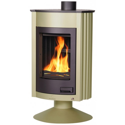 HS FLAMINGO Krbové kachle MASTERFLAMME Medie II, olivová