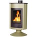 HS FLAMINGO Krbové kachle MASTERFLAMME Medie II, olivová