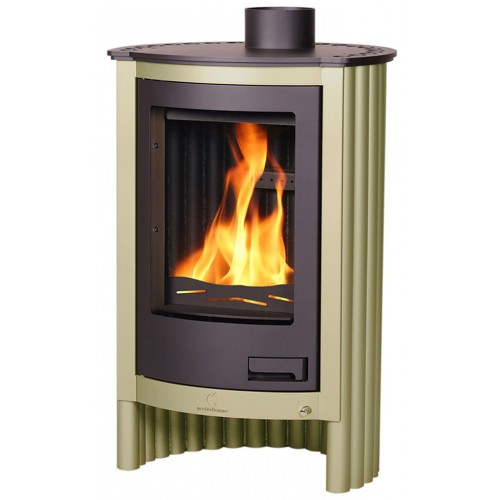 HS FLAMINGO Krbové kachle MASTERFLAM Piccolo I, olivová