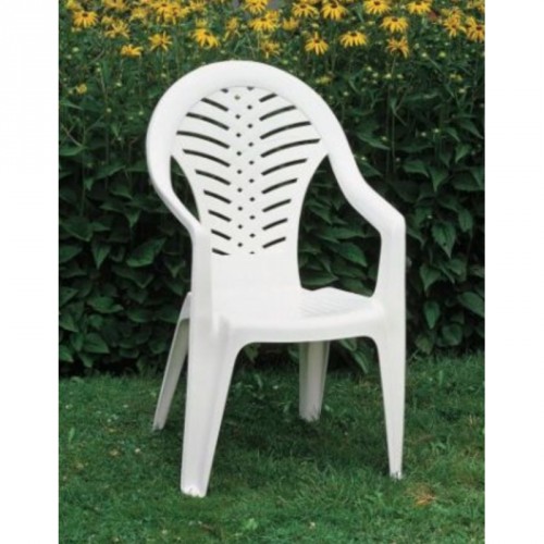 Plastové kreslo OCEAN biele