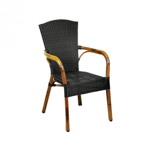 Kreslo Gastro ROYAL mocca ratan 1009/4