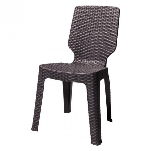 KETER plastové kreslo T-CHAIR hnedé 97/44 KETER plastové kreslo T-CHAIR hnedé 97/44