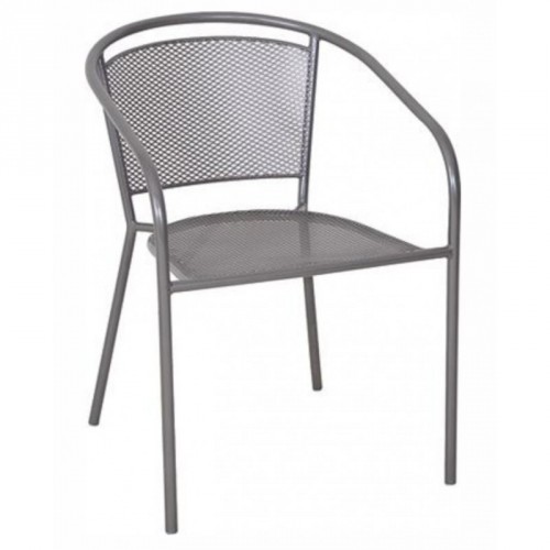 Kreslo záhradné ZWMC-32 kovové drôtené, čierna 609/2