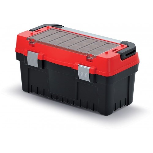 Kistenberg EVO Kufor na náradie s kov. držadlom 54,8x27,4x28,6cm, červená KEVA5530BAL Kistenberg EVO Kufor na náradie s kov. držadlom 54,8x27,4x28,6cm, červená KEVA5530BAL