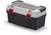 Kistenberg OPTIMA Kufor na náradie s kov. držadlom 47x25,6x23,8cm, šedá KOPA5025S