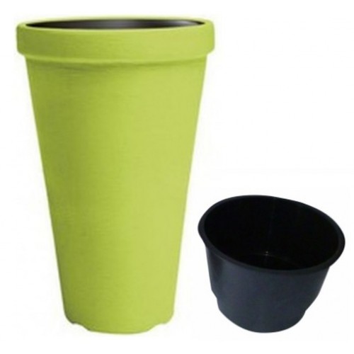 PROSPERPLAST CLASSIC TOWER Kvetináč 18 / 36l, limetka DPC40