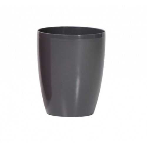 PROSPERPLAST COUBI Kvetináč vysoký 18,3 cm, grafit DUOW160 PROSPERPLAST COUBI Kvetináč vysoký 18,3 cm, grafit DUOW160