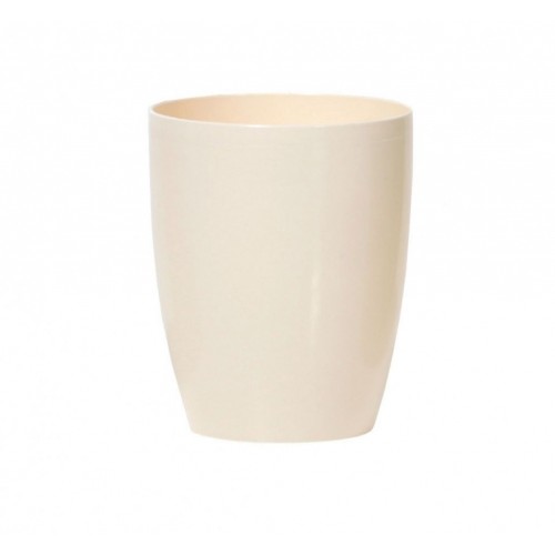 PROSPERPLAST COUBI Kvetináč vysoký 18,3 cm, krémová DUOW160 PROSPERPLAST COUBI Kvetináč vysoký 18,3 cm, krémová DUOW160