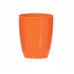 PROSPERPLAST COUBI Kvetináč vysoký 18,3 cm, oranžová DUOW160