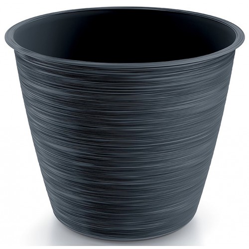 Prosperplast FURU virágcserép 16,6 cm, 1,6l, antracit DFO170 Prosperplast FURU virágcserép 16,6 cm, 1,6l, antracit DFO170