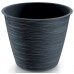 Prosperplast FURU virágcserép 16,6 cm, 1,6l, antracit DFO170