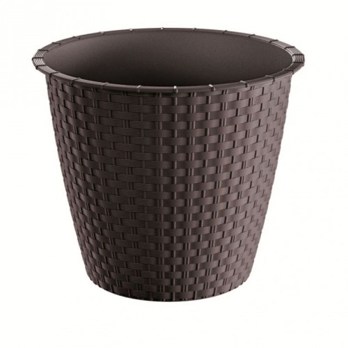 PROSPERPLAST RATOLLA ROUND kvetináč 2,8l, umbra DRSO200