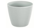 PROSPERPLAST SPLOFY kvetináč 34,1 cm, bielá DSP350
