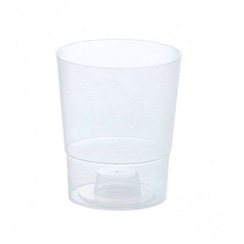 COUBI Kvetináč na orchidje 12,5 cm 1,1l, bezfarebný transparentný DSTO125