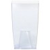 PROSPERPLAST COUBI Kvetináč na orchidey 12 cm, biela transparentná DUW120P